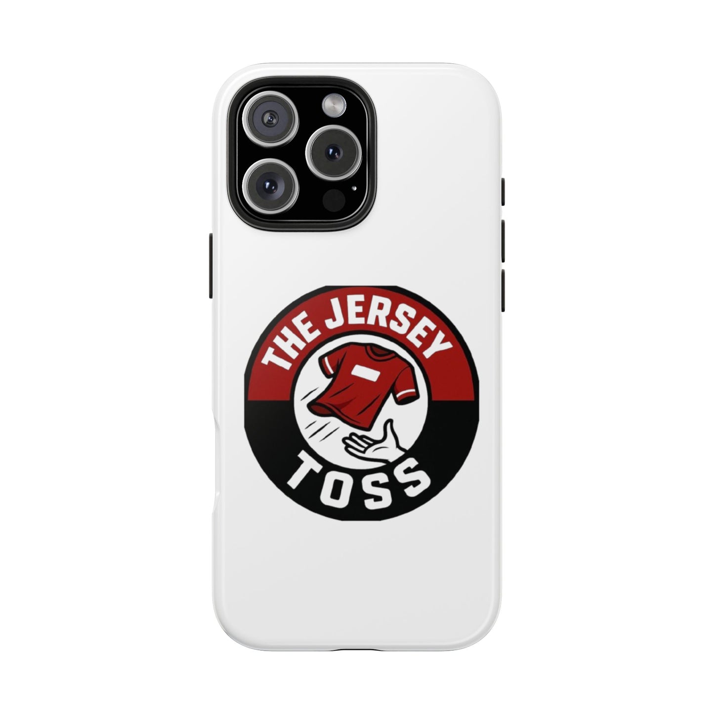 Tough Phone Cases with 'The Jersey Toss' Design - Sports Gifts, Cool Accessories, Football Fan Merchandise, Unique Decor, Gift for Him/Her