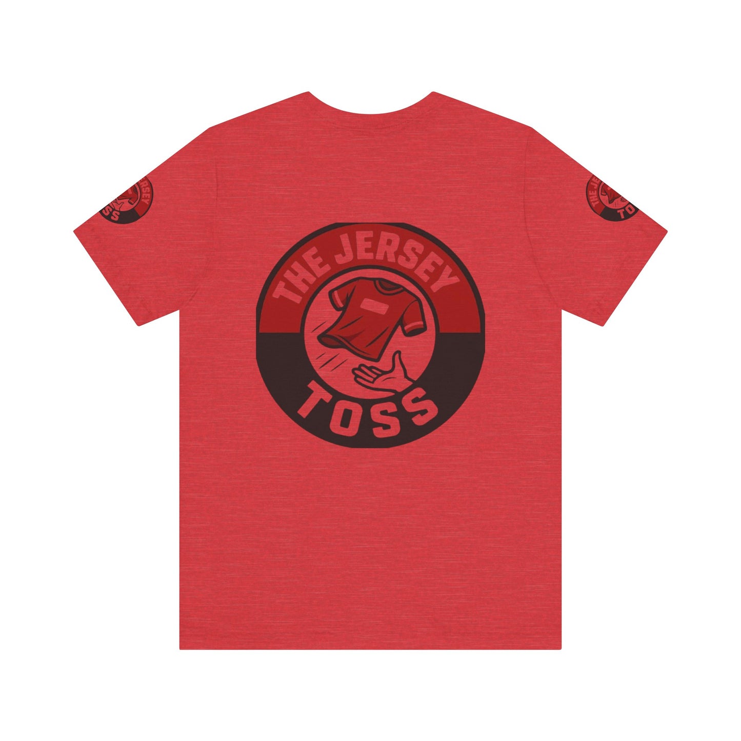 Jersey Toss Tee, Unisex Short Sleeve Shirt, Sports Fan Apparel, Game Day Outfit, Gift for Athletes, Casual Wear