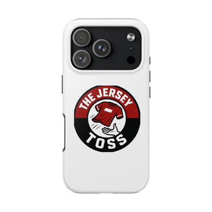 Tough Phone Cases with 'The Jersey Toss' Design - Sports Gifts, Cool Accessories, Football Fan Merchandise, Unique Decor, Gift for Him/Her
