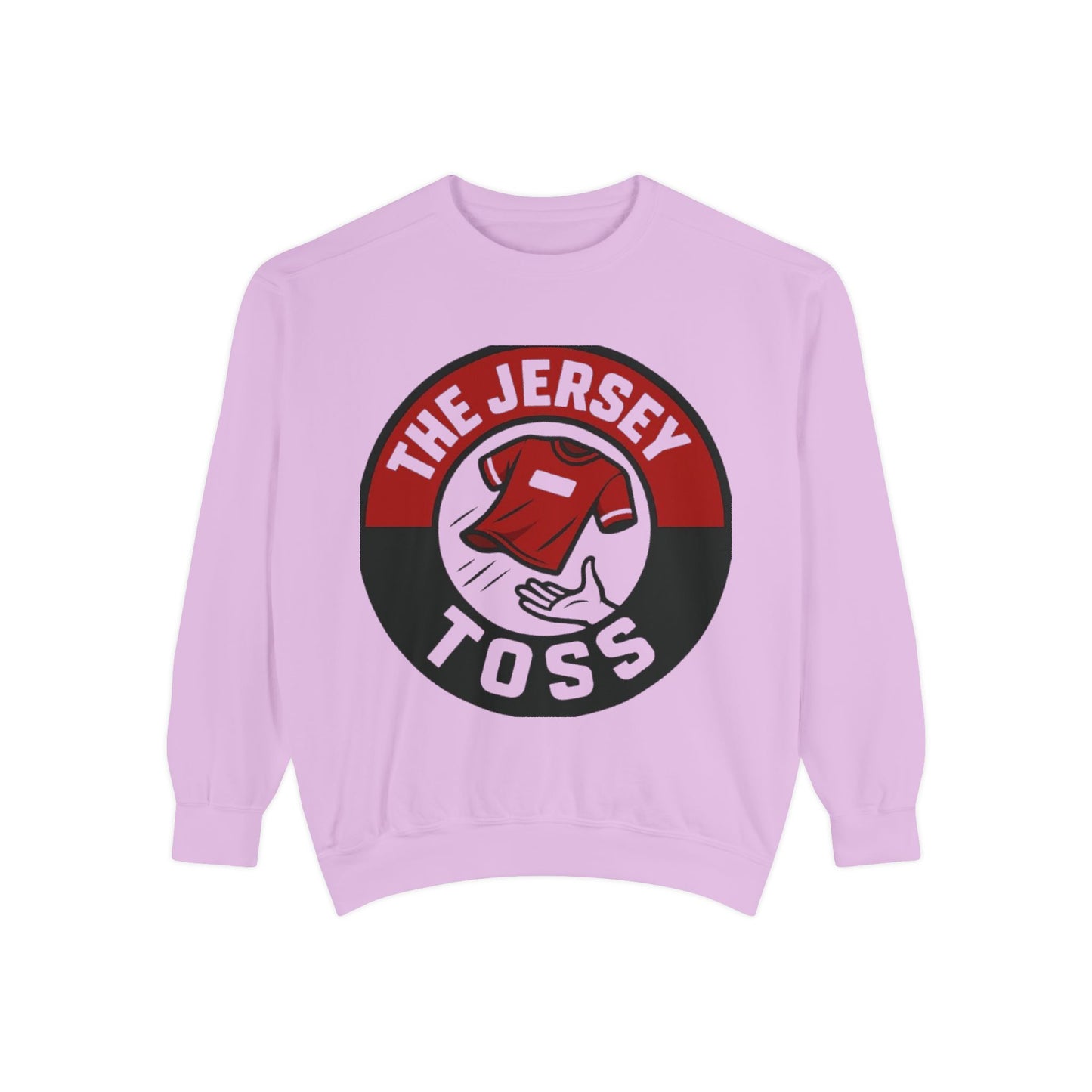 Jersey Toss Sweatshirt, Unisex Sports Apparel, Perfect for Game Day, Casual Wear, Gift for Sports Fans, Jersey Toss Design