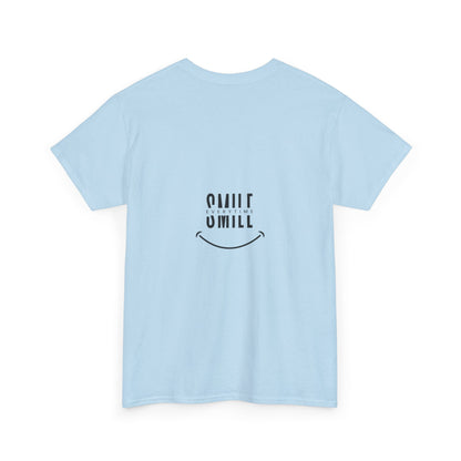 Sunny Side Up Unisex Heavy Cotton Tee - Smile Forever Graphic Shirt