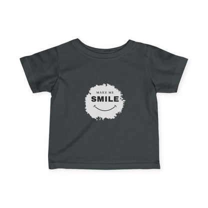 Make Me Smile Infant Tee - Cute Baby Shirt for Daily Joy