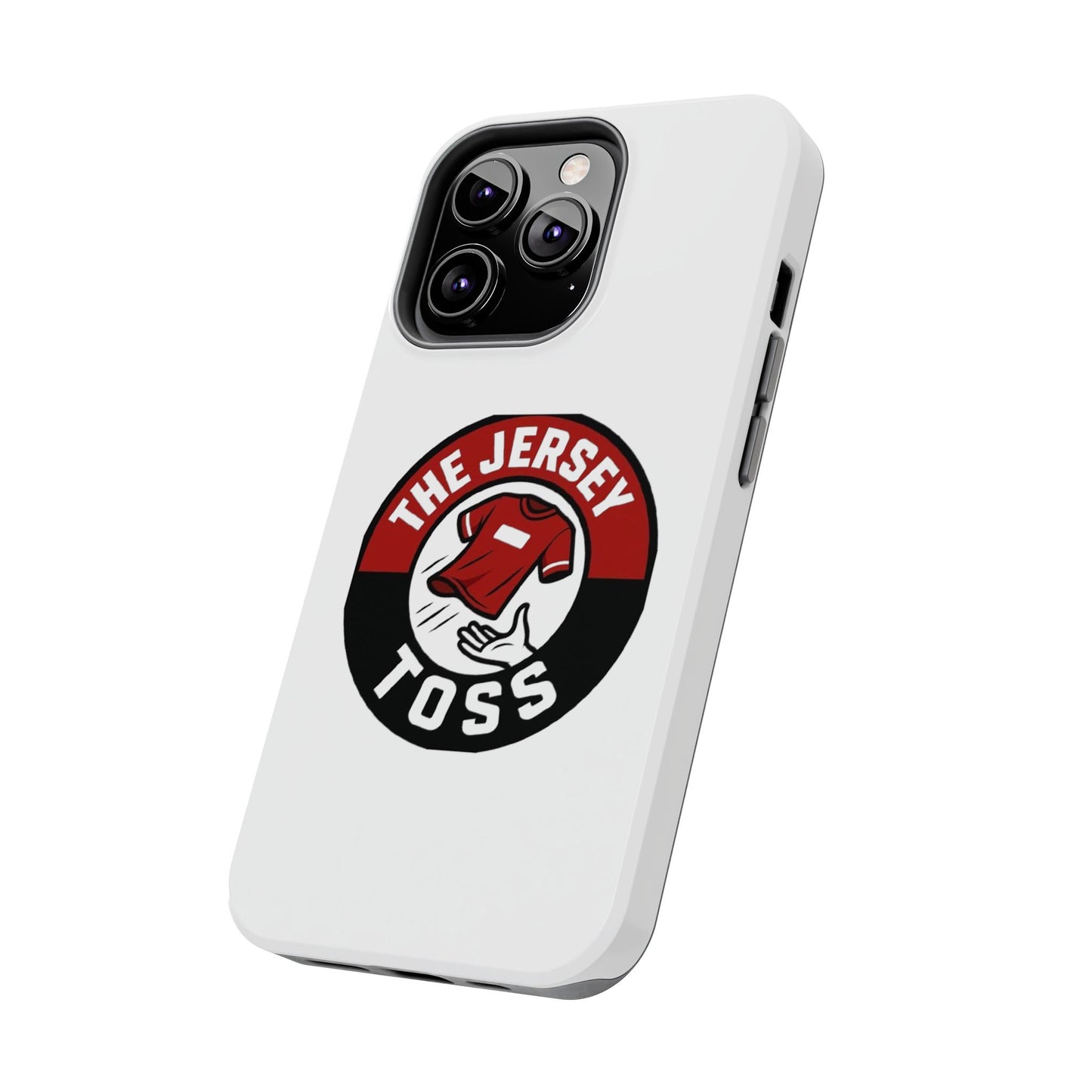 Tough Phone Cases with 'The Jersey Toss' Design - Sports Gifts, Cool Accessories, Football Fan Merchandise, Unique Decor, Gift for Him/Her