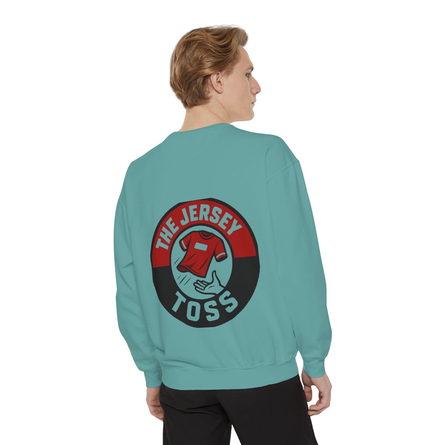 Jersey Toss Sweatshirt, Unisex Sports Apparel, Perfect for Game Day, Casual Wear, Gift for Sports Fans, Jersey Toss Design