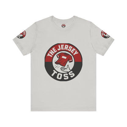 Jersey Toss Tee, Unisex Short Sleeve Shirt, Sports Fan Apparel, Game Day Outfit, Gift for Athletes, Casual Wear