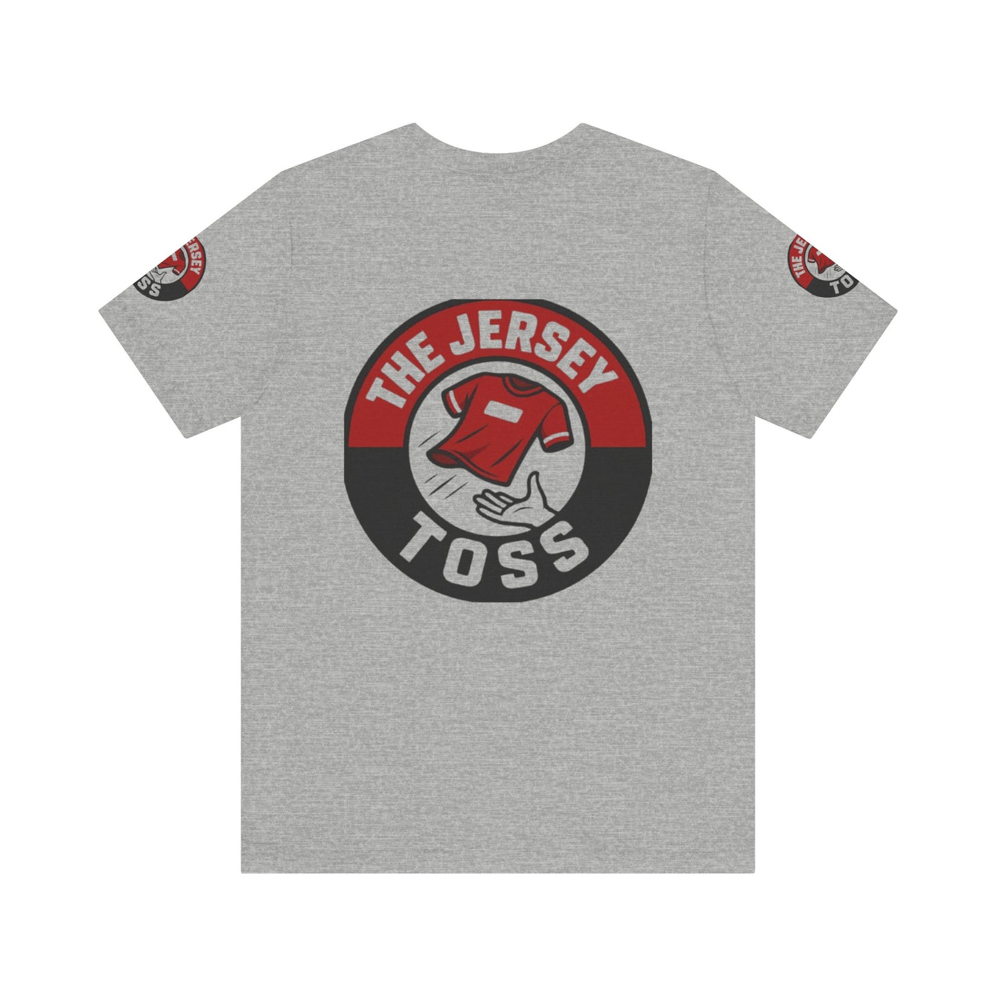 Jersey Toss Tee, Unisex Short Sleeve Shirt, Sports Fan Apparel, Game Day Outfit, Gift for Athletes, Casual Wear