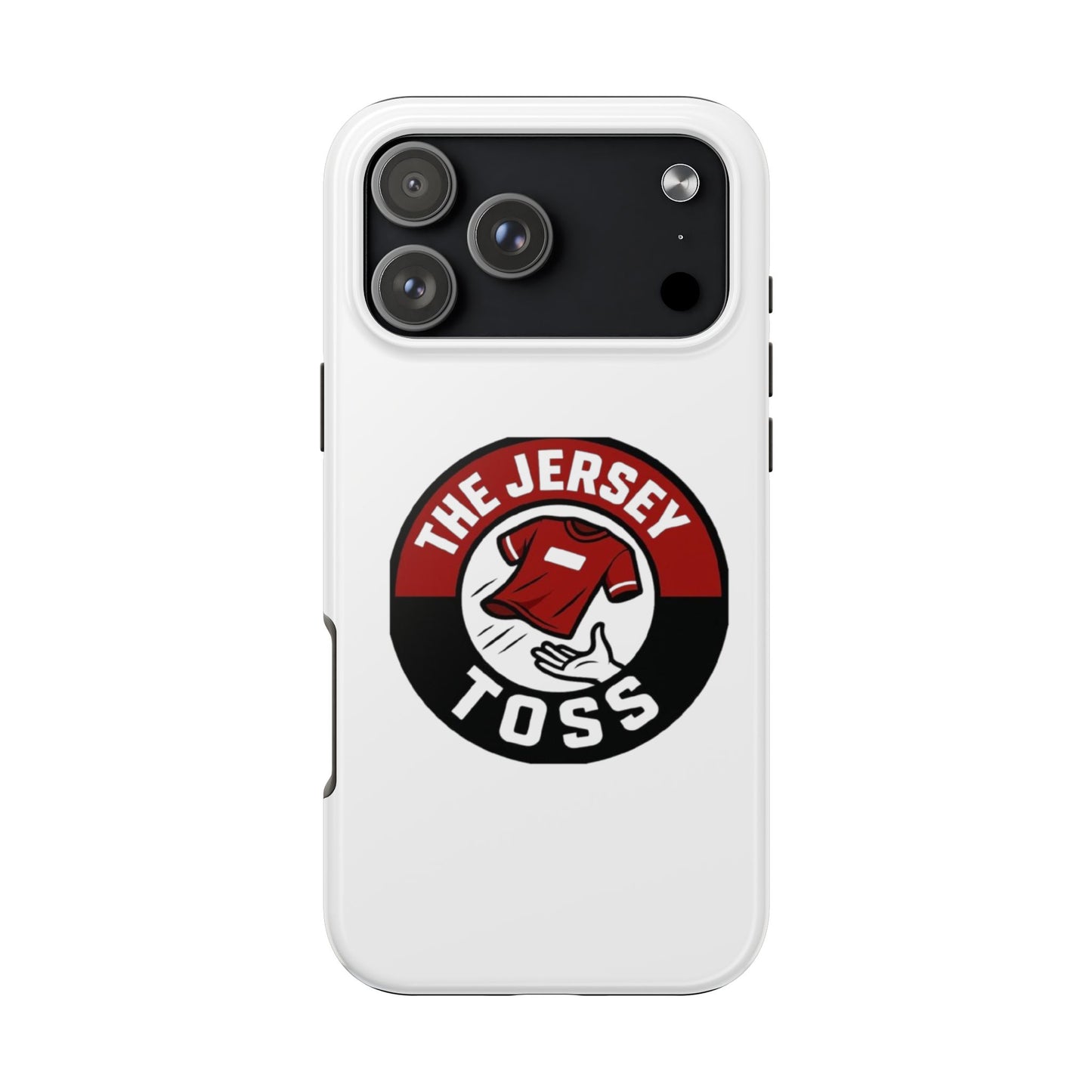 Tough Phone Cases with 'The Jersey Toss' Design - Sports Gifts, Cool Accessories, Football Fan Merchandise, Unique Decor, Gift for Him/Her