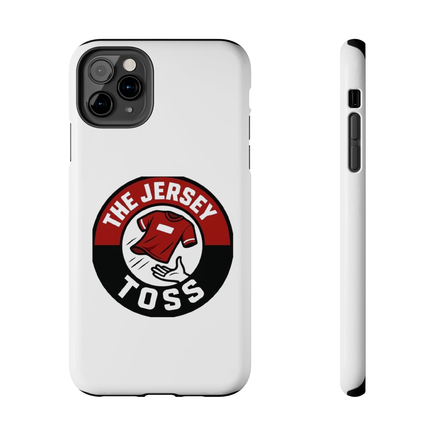 Tough Phone Cases with 'The Jersey Toss' Design - Sports Gifts, Cool Accessories, Football Fan Merchandise, Unique Decor, Gift for Him/Her