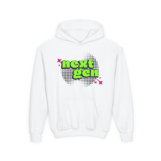 Next Gen Youth Hoodie - Trendy Heavy Blend Sweatshirt for Kids