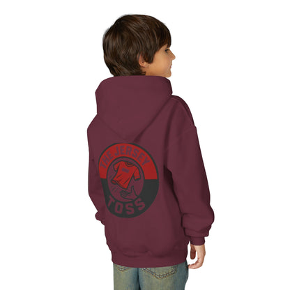 Youth Jersey Toss Hoodie | Fun Sports Apparel for Teens, Birthday Gift, Team Spirit Gear, Casual Wear, Game Day Hoodie