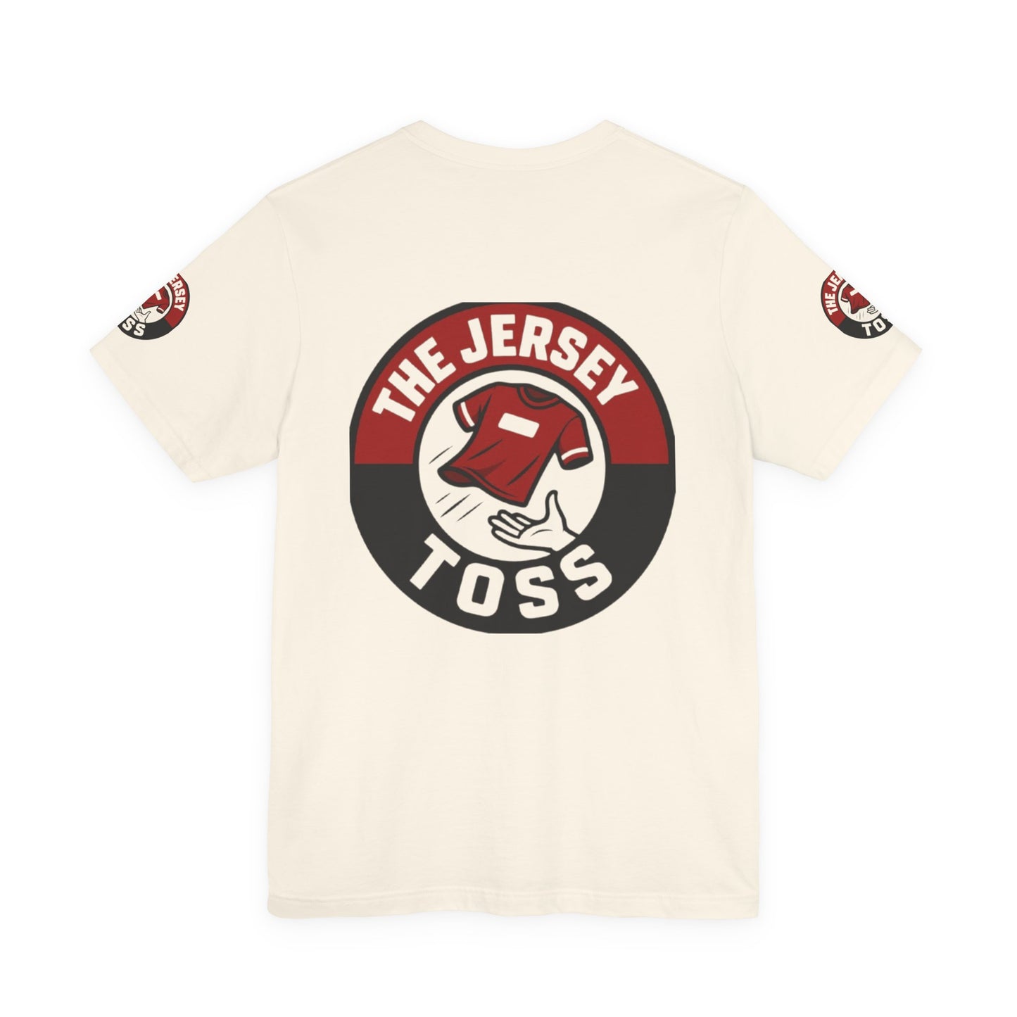 Jersey Toss Tee, Unisex Short Sleeve Shirt, Sports Fan Apparel, Game Day Outfit, Gift for Athletes, Casual Wear