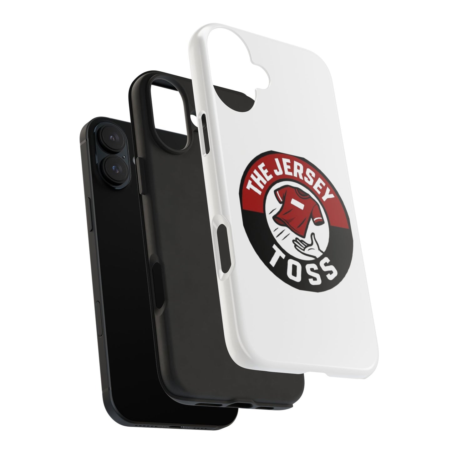 Tough Phone Cases with 'The Jersey Toss' Design - Sports Gifts, Cool Accessories, Football Fan Merchandise, Unique Decor, Gift for Him/Her