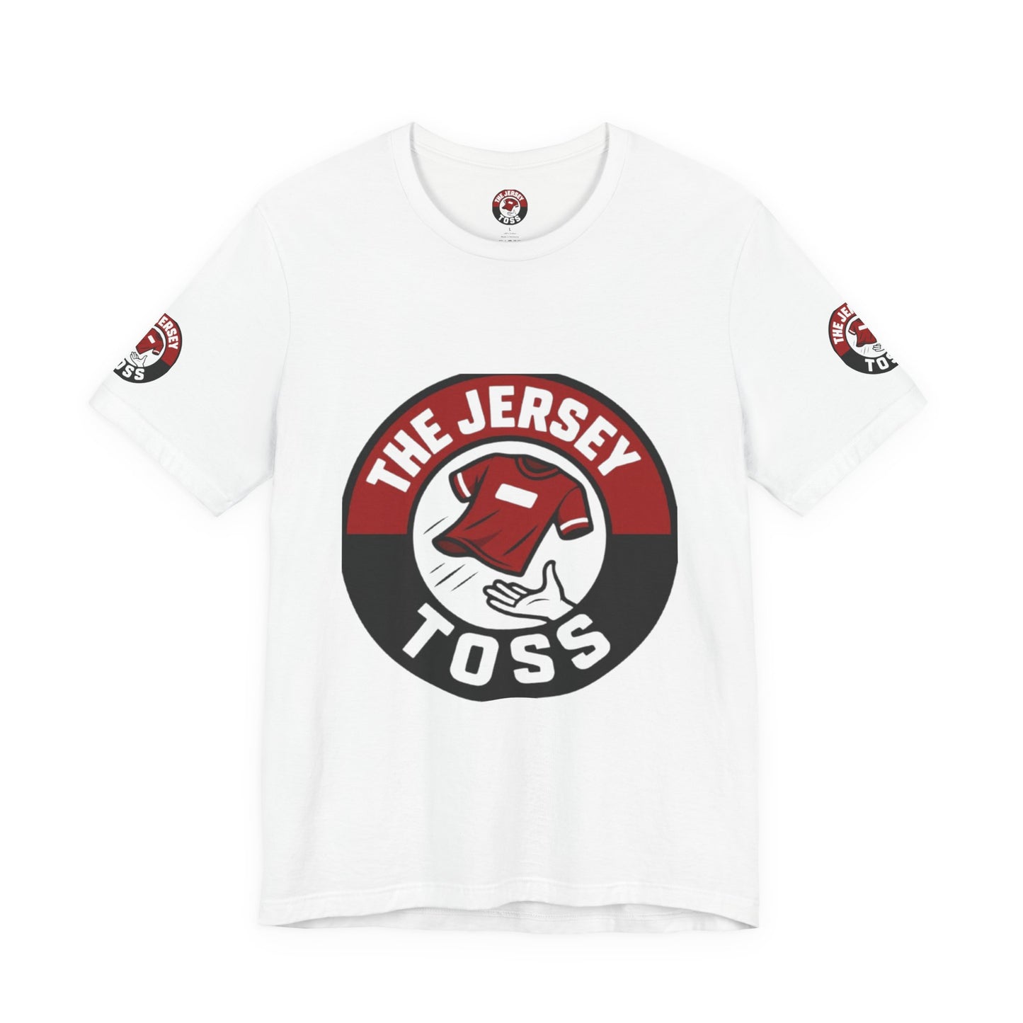 Jersey Toss Tee, Unisex Short Sleeve Shirt, Sports Fan Apparel, Game Day Outfit, Gift for Athletes, Casual Wear