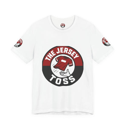 Jersey Toss Tee, Unisex Short Sleeve Shirt, Sports Fan Apparel, Game Day Outfit, Gift for Athletes, Casual Wear