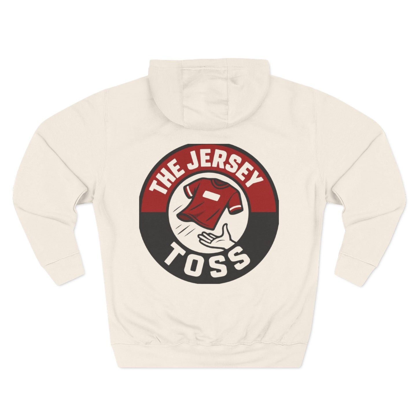 Copy of The Jersey Toss Fleece Hoodie | Cozy Sportswear for Game Days, Perfect Gift for Sports Fans, Autumn Fashion, Unisex Hoodie