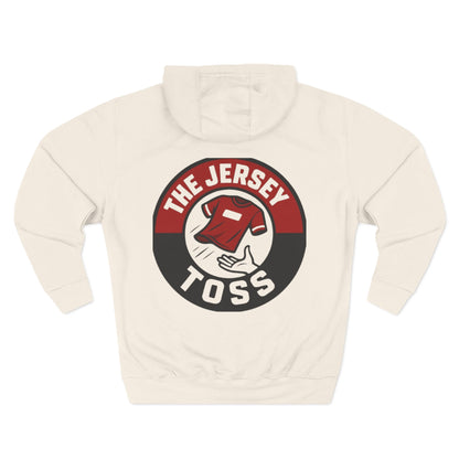 Copy of The Jersey Toss Fleece Hoodie | Cozy Sportswear for Game Days, Perfect Gift for Sports Fans, Autumn Fashion, Unisex Hoodie