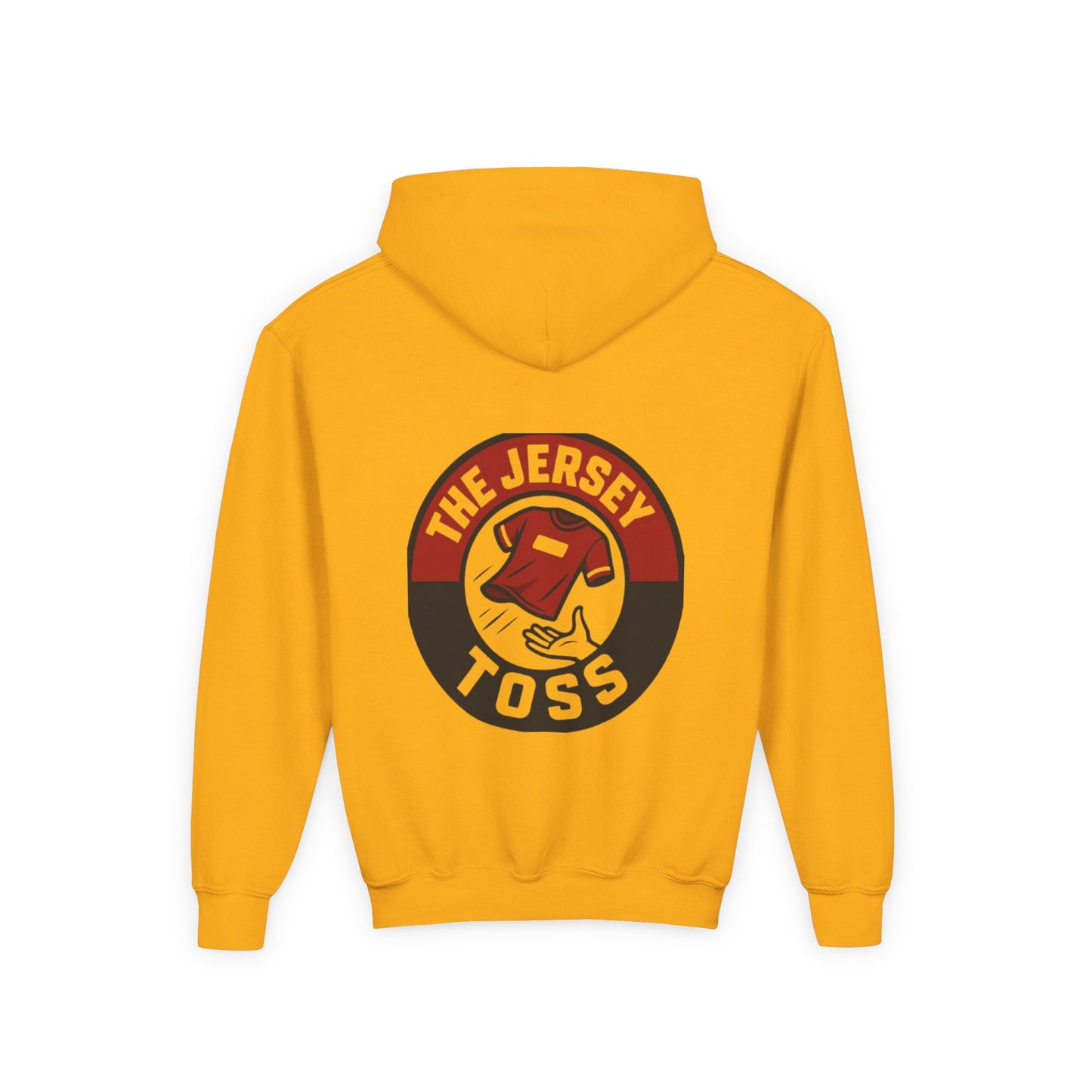 Youth Jersey Toss Hoodie | Fun Sports Apparel for Teens, Birthday Gift, Team Spirit Gear, Casual Wear, Game Day Hoodie