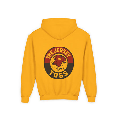 Youth Jersey Toss Hoodie | Fun Sports Apparel for Teens, Birthday Gift, Team Spirit Gear, Casual Wear, Game Day Hoodie