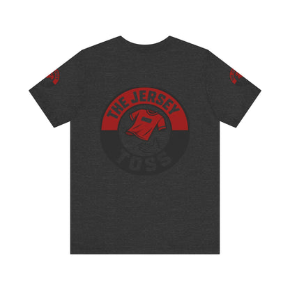 Jersey Toss Tee, Unisex Short Sleeve Shirt, Sports Fan Apparel, Game Day Outfit, Gift for Athletes, Casual Wear