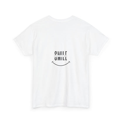 Sunny Side Up Unisex Heavy Cotton Tee - Smile Forever Graphic Shirt