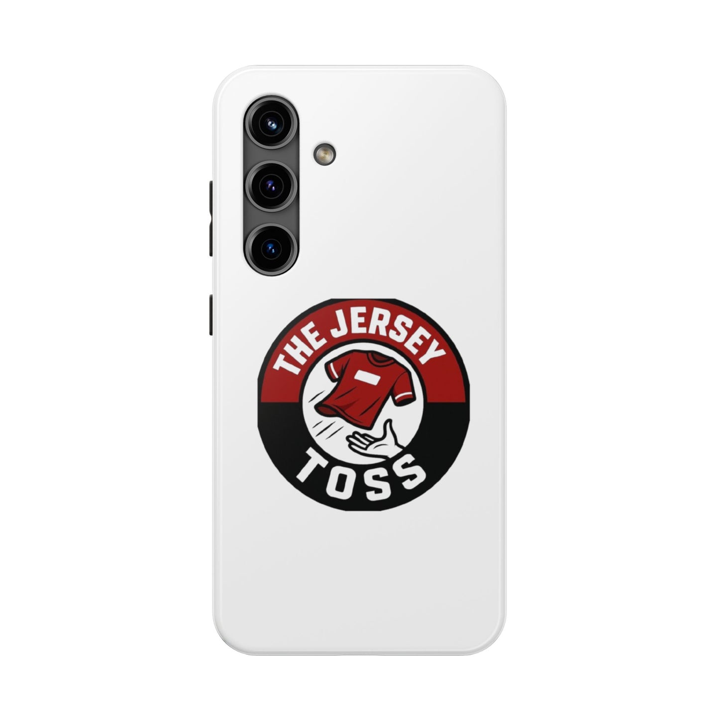 Tough Phone Cases with 'The Jersey Toss' Design - Sports Gifts, Cool Accessories, Football Fan Merchandise, Unique Decor, Gift for Him/Her