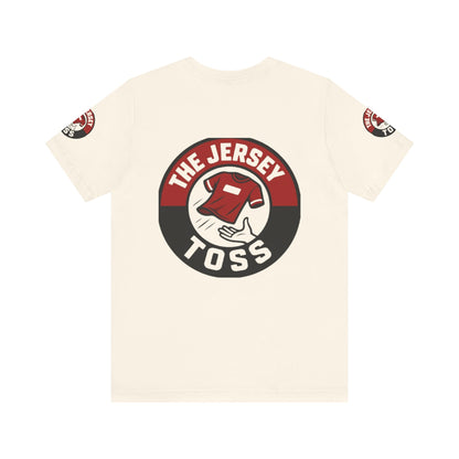 Jersey Toss Tee, Unisex Short Sleeve Shirt, Sports Fan Apparel, Game Day Outfit, Gift for Athletes, Casual Wear
