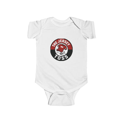 Infant Jersey Toss Bodysuit - Cute Baby Outfit, Baby Shower Gift, Newborn Clothes, Sports Theme, Playful Infant Wear