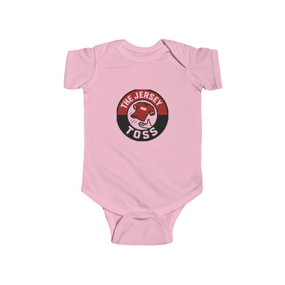 Infant Jersey Toss Bodysuit - Cute Baby Outfit, Baby Shower Gift, Newborn Clothes, Sports Theme, Playful Infant Wear
