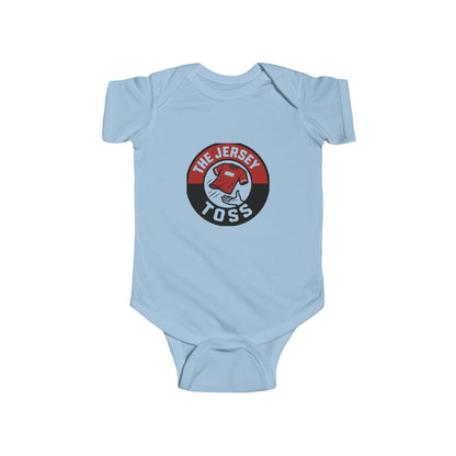 Infant Jersey Toss Bodysuit - Cute Baby Outfit, Baby Shower Gift, Newborn Clothes, Sports Theme, Playful Infant Wear