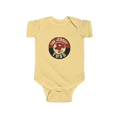 Infant Jersey Toss Bodysuit - Cute Baby Outfit, Baby Shower Gift, Newborn Clothes, Sports Theme, Playful Infant Wear
