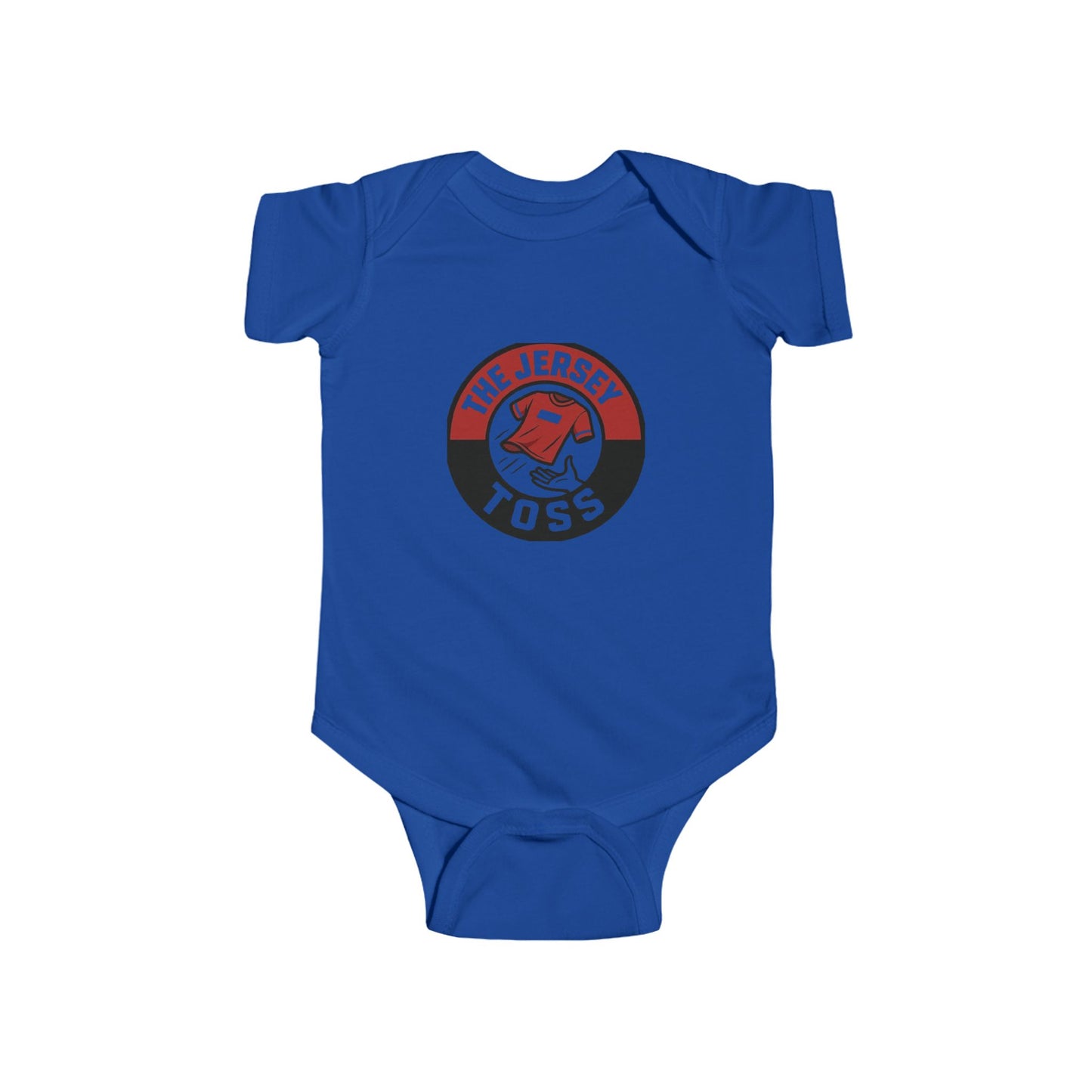 Infant Jersey Toss Bodysuit - Cute Baby Outfit, Baby Shower Gift, Newborn Clothes, Sports Theme, Playful Infant Wear