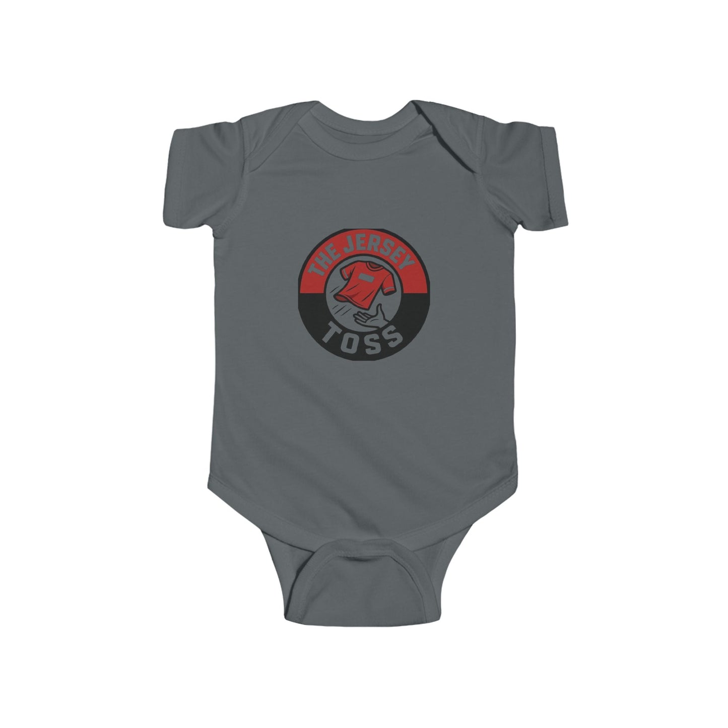 Infant Jersey Toss Bodysuit - Cute Baby Outfit, Baby Shower Gift, Newborn Clothes, Sports Theme, Playful Infant Wear