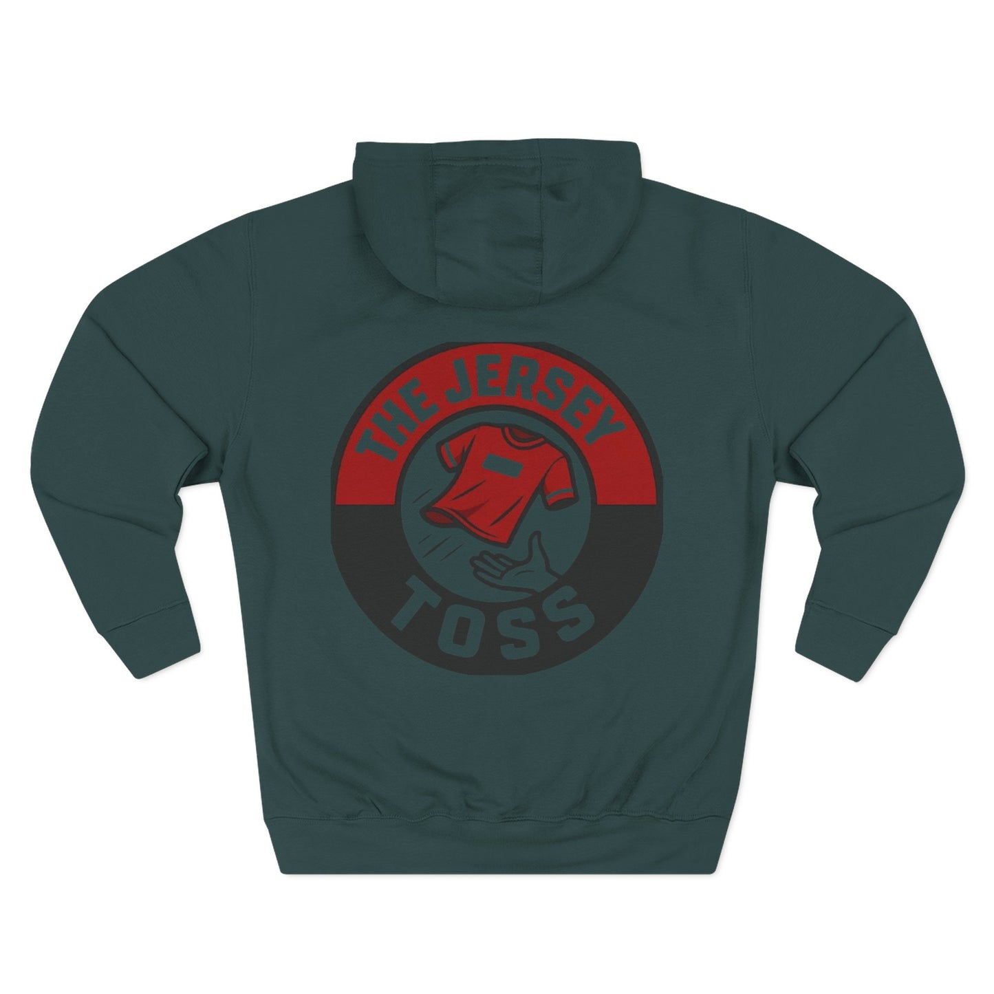 Copy of The Jersey Toss Fleece Hoodie | Cozy Sportswear for Game Days, Perfect Gift for Sports Fans, Autumn Fashion, Unisex Hoodie