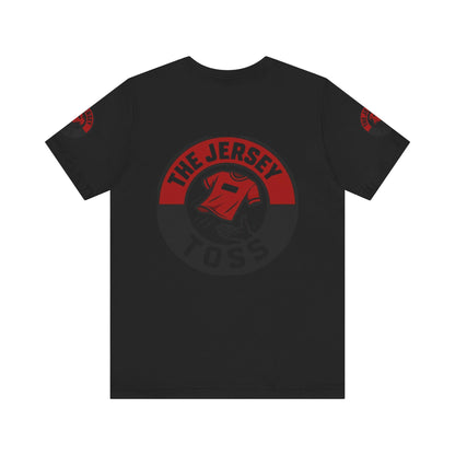 Jersey Toss Tee, Unisex Short Sleeve Shirt, Sports Fan Apparel, Game Day Outfit, Gift for Athletes, Casual Wear