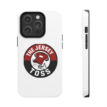 Tough Phone Cases with 'The Jersey Toss' Design - Sports Gifts, Cool Accessories, Football Fan Merchandise, Unique Decor, Gift for Him/Her