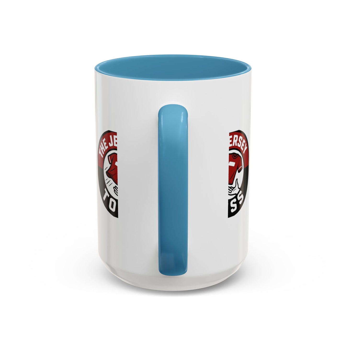 Jersey Toss Accent Coffee Mug | Unique Gift for Coffee Lovers, Home Decor, Sports Fans, Customized Mug, Fun Kitchenware