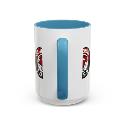 Jersey Toss Accent Coffee Mug | Unique Gift for Coffee Lovers, Home Decor, Sports Fans, Customized Mug, Fun Kitchenware