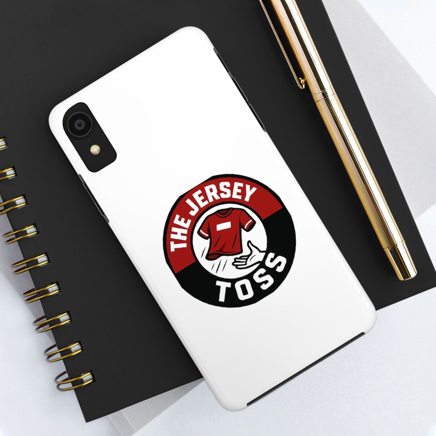 Tough Phone Cases with 'The Jersey Toss' Design - Sports Gifts, Cool Accessories, Football Fan Merchandise, Unique Decor, Gift for Him/Her