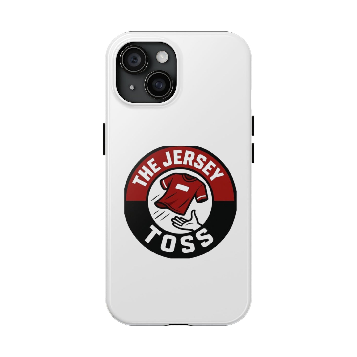 Tough Phone Cases with 'The Jersey Toss' Design - Sports Gifts, Cool Accessories, Football Fan Merchandise, Unique Decor, Gift for Him/Her