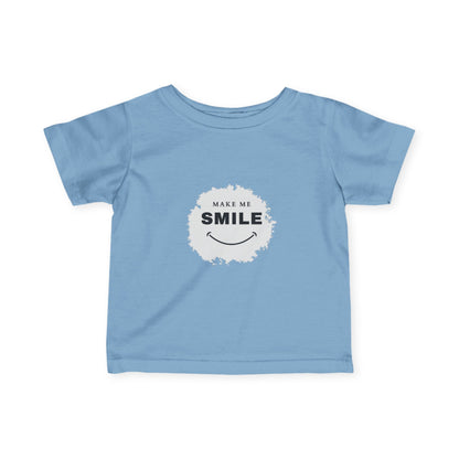 Make Me Smile Infant Tee - Cute Baby Shirt for Daily Joy