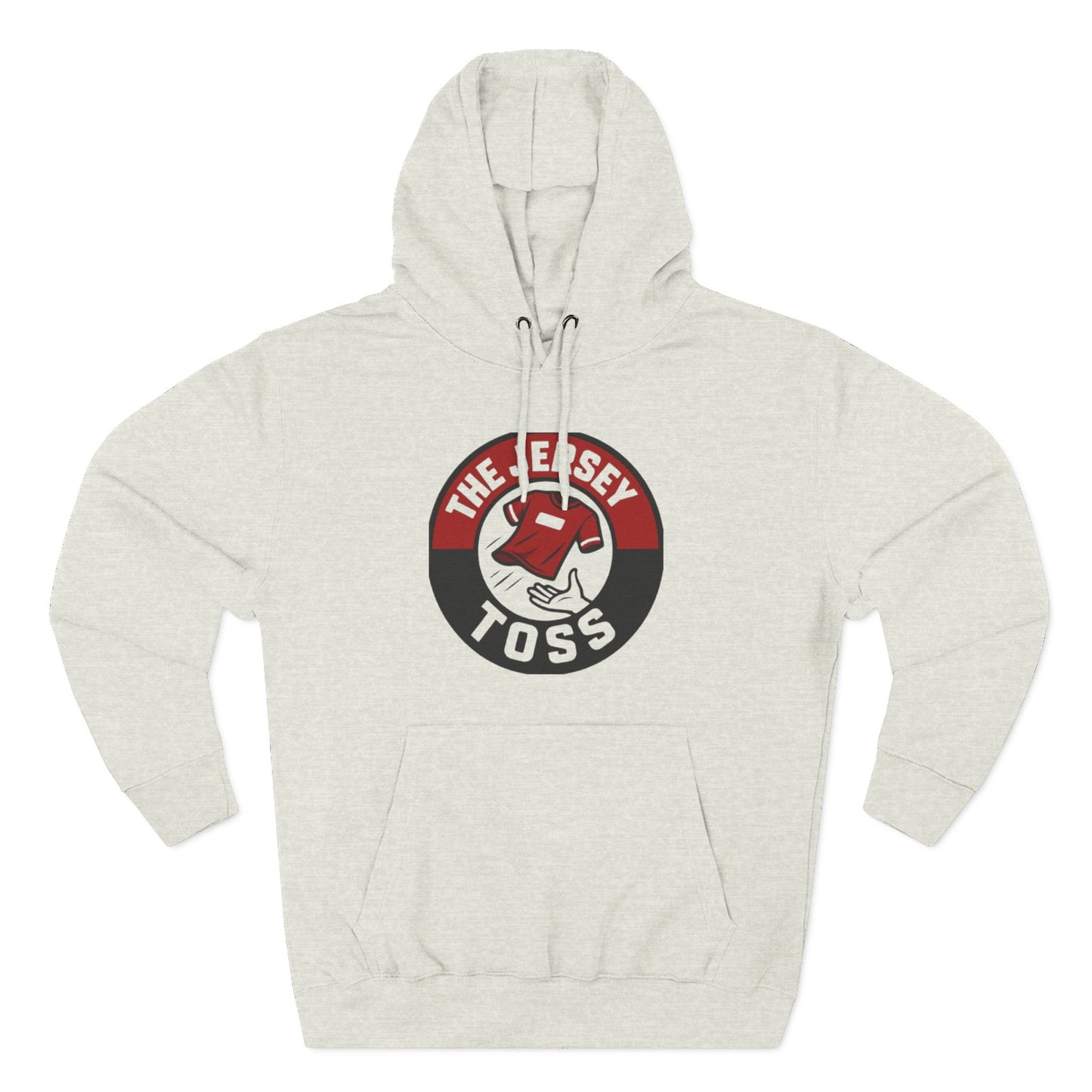 The Jersey Toss Fleece Hoodie | Cozy Sportswear for Game Days, Perfect Gift for Sports Fans, Autumn Fashion, Unisex Hoodie