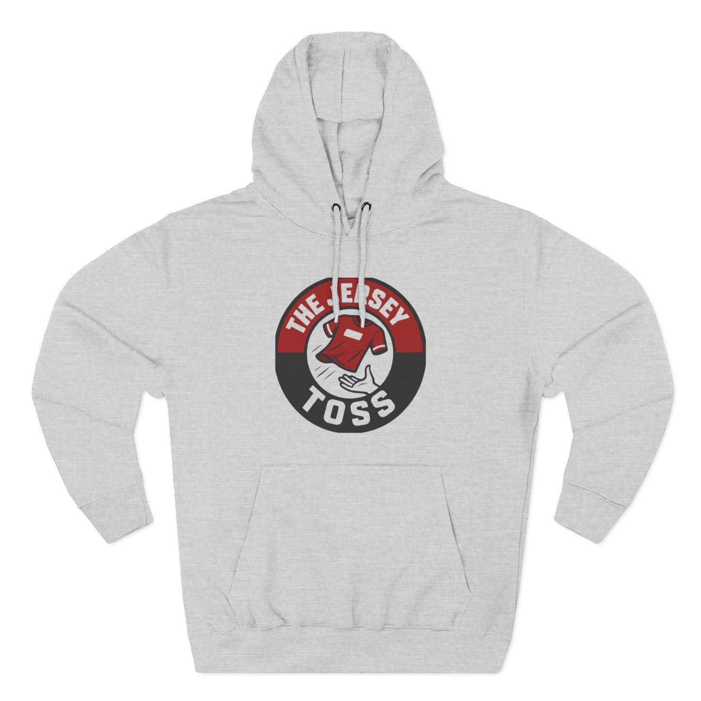 The Jersey Toss Fleece Hoodie | Cozy Sportswear for Game Days, Perfect Gift for Sports Fans, Autumn Fashion, Unisex Hoodie