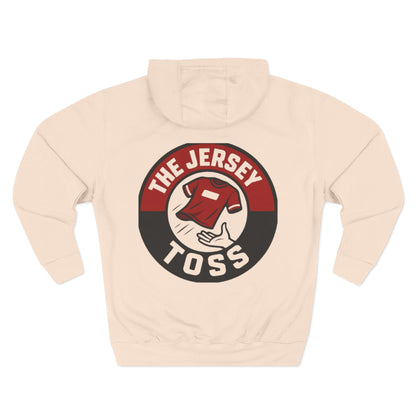 Copy of The Jersey Toss Fleece Hoodie | Cozy Sportswear for Game Days, Perfect Gift for Sports Fans, Autumn Fashion, Unisex Hoodie