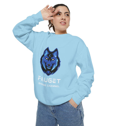 Fauget Gaming Channel Unisex Sweatshirt with Smile Design