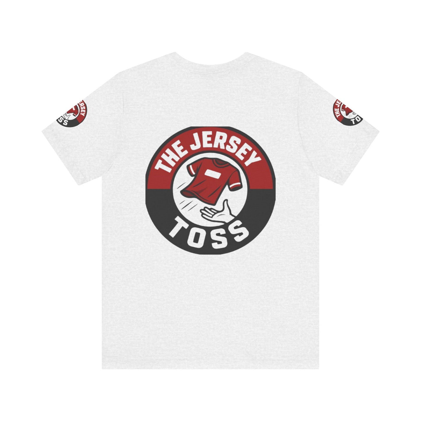 Jersey Toss Tee, Unisex Short Sleeve Shirt, Sports Fan Apparel, Game Day Outfit, Gift for Athletes, Casual Wear