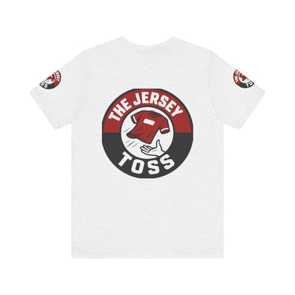 Jersey Toss Tee, Unisex Short Sleeve Shirt, Sports Fan Apparel, Game Day Outfit, Gift for Athletes, Casual Wear