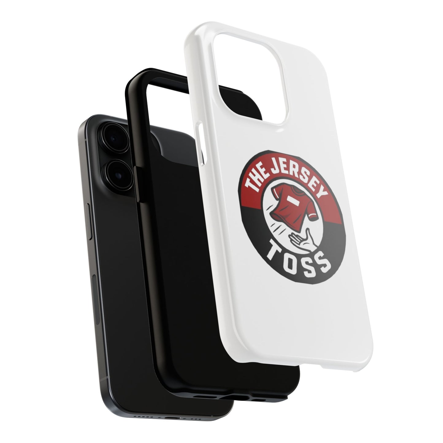 Tough Phone Cases with 'The Jersey Toss' Design - Sports Gifts, Cool Accessories, Football Fan Merchandise, Unique Decor, Gift for Him/Her