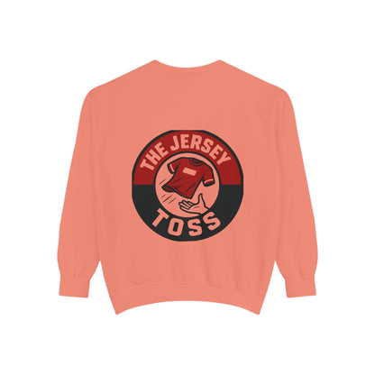 Jersey Toss Sweatshirt, Unisex Sports Apparel, Perfect for Game Day, Casual Wear, Gift for Sports Fans, Jersey Toss Design