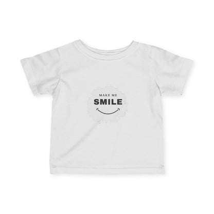 Make Me Smile Infant Tee - Cute Baby Shirt for Daily Joy