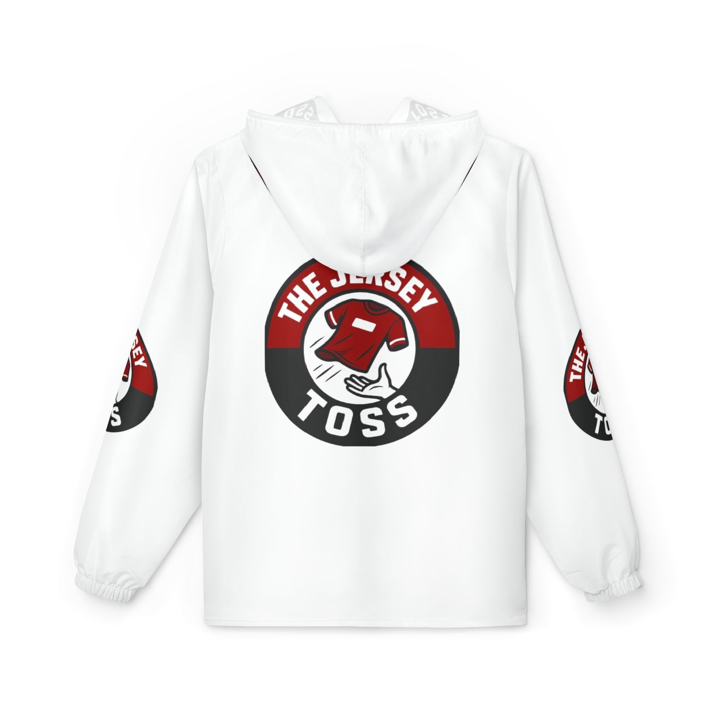 The Jersey Toss Windbreaker Jacket, Lightweight Outdoor Gear, Sports Apparel, Casual Jacket, Gift for Active Friends